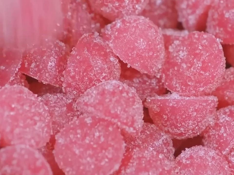 Sugar-coated gummies